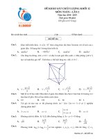 ÔN THI TOÁN THPT QUỐC GIA