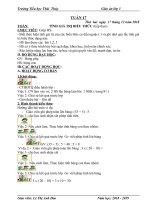 Giáo án lớp 3 theo tuần năm học 2018 2019 mới nhất tuần 17 