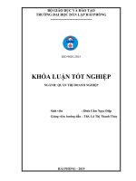 Biện pháp nâng cao hiệu quả kinh doanh của Công ty TNHH MTV môi trường  TKV  Xí nghiệp xử lý nước Uông Bí (Khóa luận tốt nghiệp)