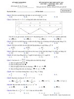 ÔN THI TOÁN THPT QUỐC GIA