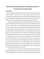 PHân tích tình huống đàm phán của ngân hàng nhà nước về quy định mức lãi xuất huy động 