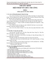 BIỆN PHÁP THI CÔNG ĐƯỜNG MIỀN núi