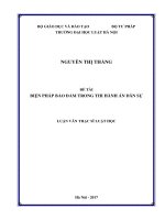 Biện pháp bảo đảm trong thi hành án dân sự  