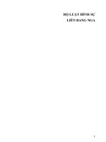 Bộ luật hình sự liên bang nga 