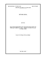 Soạn thảo hợp đồng mua bán hàng hóa quốc tế theo quy định CISG   những vấn đề lý luận và thực tiễn  