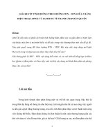 Giải quyết tình huống theo hướng win – win giữa 2 hãng điện thoại apple và samsung về tranh chap bản quyển 