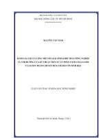 ĐÁNH GIÁ CHẤT LƯỢNG MỘT SỐ LOẠI SINH KHỐI THẢI NÔNG NGHIỆP  VÀ ẢNH HƯỞNG CỦA KỸ THUẬT TIỂN XỬ LÝ PHÂN TÁCH CELLULOSE  VÀ LIGNIN NHẰM CHUYỂN HÓA THÀNH CỒN SINH HỌC   