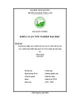 Đánh giá hiệu quả kinh tế sản xuất chè trung du của nông hộ trên địa bàn xã tân linh   huyện đại từ   tỉnh thái nguyên 
