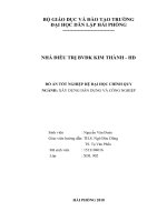 đồ án kiến trúc nhà điều trị bệnh viện đa khoa kim thành   hải dương 