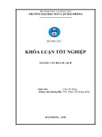 Khai thác các công trình kiến trúc liên quan đến công giáo trên địa bàn tỉnh nam định và ninh bình phục vụ phát triển du lịch 