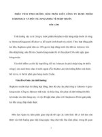 Phân tích tình huống đàm phán giữa công ty dược phẩm harphaco và đối tác singapore về nhập thuốc 