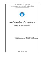 Hoàn thiện công tác lập và phân tích bảng cân đối kế toán tại công ty trách nhiệm hữu hạn hoàng thụy 