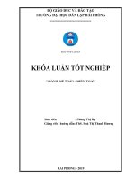 Hoàn thiện công tác lập và phân tích Bảng cân đối kế toán tại Công ty Cổ phần Thế Kỷ Mới (Khóa luận tốt nghiệp)