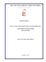 Quản lý năng lượng trong mạng cảm biến không dây (tt)