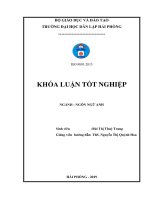A study on Second year English major students’ dificulties in listening comprehension skills at HPU (Khóa luận tốt nghiệp)