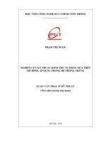Nghiên cứu kỹ thuật kiểm thử tự động dựa trên mô hình, áp dụng trong hệ thống nhúng (Luận văn thạc sĩ)