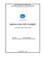 Hoàn thiện công tác lập và phân tích bảng cân đối kế toán tại công ty cổ phần may xuất khẩu việt thái 