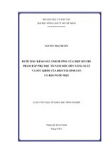   BƯỚC ĐẦU KHẢO SÁT ẢNH HƯỞNG CỦA MỘT SỐ CHẾ  PHẨM HẤP PHỤ ĐỘC TỐ NẤM MỐC ĐẾN NĂNG SUẤT   VÀ SỨC KHỎE CỦA HEO NÁI SINH SẢN   VÀ HEO NUÔI THỊT     