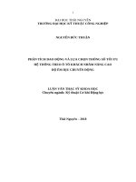 Phân tích dao động và lựa chọn thông số tối ưu hệ thống treo ô tô khách nhằm nâng cao độ êm dịu chuyển động 
