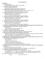 đề cương ôn tập học kì 2 vật lý 6