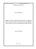   NGHIÊN CỨU ĐỀ XUẤT MỘT SỐ GIẢI PHÁP NÂNG CAO HIỆU QUẢ  CÔNG TÁC QUẢN LÝ ĐẦU TƯ XÂY DỰNG CÁC CÔNG TRÌNH SỬ  DỤNG NGUỒN VỐN NGÂN SÁCH TRÊN ĐỊA BÀN TỈNH HÀ TĨNH   
