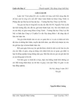 “Giải pháp kết cấu và phân tích ứng suấtbiến dạng đập đá  đổ bản mặt bê tông trên nền đất”
