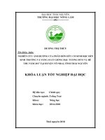 Nghiên cứu ảnh hưởng của phân hữu cơ sinh học đến khả năng sinh trưởng và năng suất của giống đậu tương đt51 vụ hè thu 2017 tại huyện võ nhai, tỉnh thái nguyên 