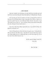”Nghiên cứu ảnh hưởng của quá trình đô thị hóa đến công suất  thiết kế của trạm bơm Đông Mỹ”