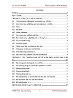 Luận văn Thiết kế hệ thống xử lý nước thải sản xuất bia tại nhà máy bia Việt Đức – khu công nghiệp Sài Đồng B – phường Sài Đồng – Long Biên – Hà Nội, công suất 2500m3 ngày đêm