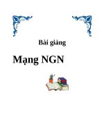 BÀI GIẢNG MẠNG NGN