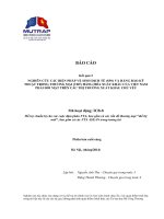 NGHIÊN CỨU CÁC BIỆN PHÁP VỆ SINH DỊCH TỄ (SPS) VÀ HÀNG RÀO KỸ THUẬT TRONG THƯƠNG MẠI (TBT) HÀNG HÓA XUẤT KHẨU CỦA VIỆT NAM PHẢI ĐỐI MẶT TRÊN CÁC THỊ TRƯỜNG XUẤT KHẨU CHỦ YẾU