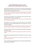 Song ngữ - Người trẻ mĩ không giàu có bằng cha mẹ mình