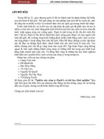 Tiểu luận nghiên cứu công ty pepsico và bài học kinh nghiệm