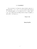 Hoàn thiện công tác thanh tra, giám sát của ngân hàng nhà nước đối với các tổ chức tín dụng trên địa bàn tỉnh quảng trị 