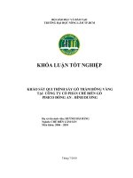    KHẢO SÁT QUI TRÌNH SẤY GỖ TRÀM BÔNG VÀNG  TẠI  CÔNG TY CỔ PHẦN CHẾ BIẾN GỖ   PISICO ĐỒNG AN – BÌNH DƯƠNG   