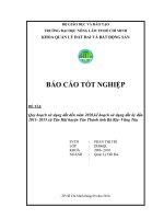 Quy hoạch sử dụng đất đến năm 2020,kế hoạch sử dụng đất kỳ đầu 2011- 2015 xã Tân Hải huyện Tân Thành tỉnh Bà Rịa- Vũng Tàu