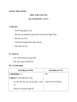 Giáo án Tiếng Việt 2 tuần 11 bài: Tập làm văn  Chia buồn, an ủi