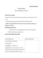 Giáo án Tiếng Việt 2 tuần 12 bài: Kể chuyện  Sự tích cây vú sữa