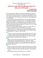 Quan sat va ghi chep hoat dong LQVT