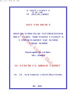 Hoàn thiện công tác quản lý chi ngân sách nhà nước cho sự nghiệp Giáo dục và Đào tạo tại phòng Tài chính – Kế hoạch huyện Quảng Ninh, tỉnh Quảng Bình_2