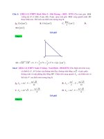 Ôn tập THPT 2019 hình học 12 chương 2 bài 1