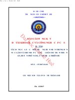 Tác động của sự cố môi trường biển miền trung đến việc làm và thu nhập của người dân ở thị trấn thuận an   huyện phú vang   tỉnh thừa thiên huế 