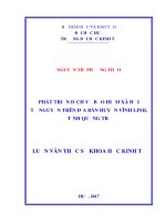 Phát triển dịch vụ bảo hiểm xã hội tự nguyện trên địa bàn huyện vĩnh linh, tỉnh quảng trị 