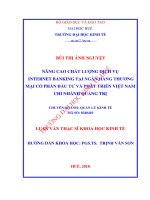 Nâng cao chất lượng dịch vụ internet banking tại Ngân hàng TMCP Đầu tư và Phát triển Việt Nam - Chi nhánh Quảng Trị_2