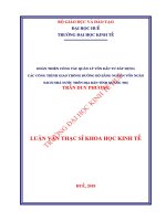 Hoàn thiện công tác quản lý vốn đầu tư xây dựng các công trình giao thông đường bộ bằng nguồn vốn ngân sách Nhà nước trên địa bàn tỉnh Quảng Trị_2