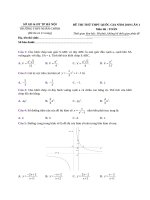 Đề thi thử THPT QG 2019   môn toán   file word có ma trận lời giải chi tiết