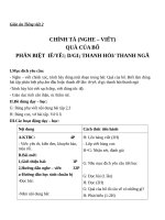 Giáo án Tiếng Việt 2 tuần 13 bài: Chính tả  Nghe  viết: Quà của bố. Phân biệt iêyê, rdgi, dấu hỏidấu ngã