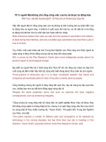 Song ngữ 70 % người mỹ không cho rằng công việc của họ sẽ được tự động hóa 