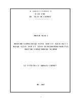 Hoàn thiện công tác quản lý dự án đầu tư xây dựng tại ban quản lý dự án đầu tư xây dựng ngành nông nghiệp và phát triển nông thôn quảng bình 