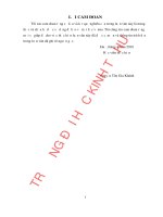 Hài lòng của khách hàng về chất lượng dịch vụ nhà hàng của Khách sạn Midtown Huế (Luận văn thạc sĩ)